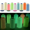 1000 Yards Spool Luminous Glow In The Dark Machine Hand Embroidery Sewing Thread