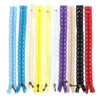 10Pcs Brass Nylon Lace Bud Silk Zipper Puller For Purse Bag Sewing Tool Color Random