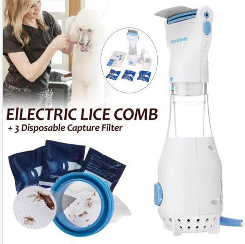 Lice Electric Vacuum Comb