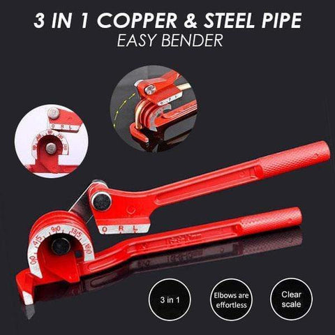 3 In 1 Copper & Steel Pipe Easy Bender (50% Off Today Only!)