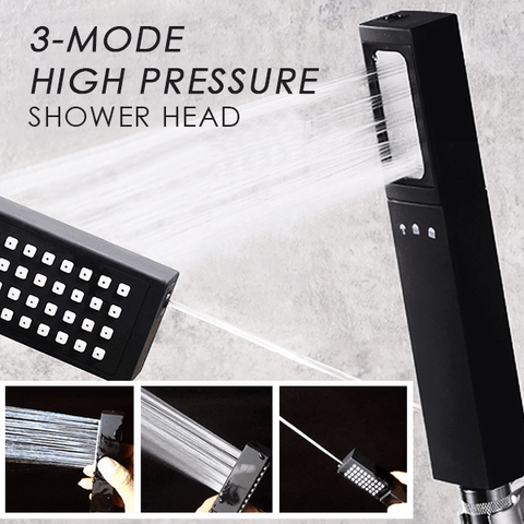 3-mode High Pressure Shower Head