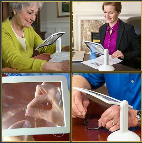 360° Rotating Hands-free LED Magnifier