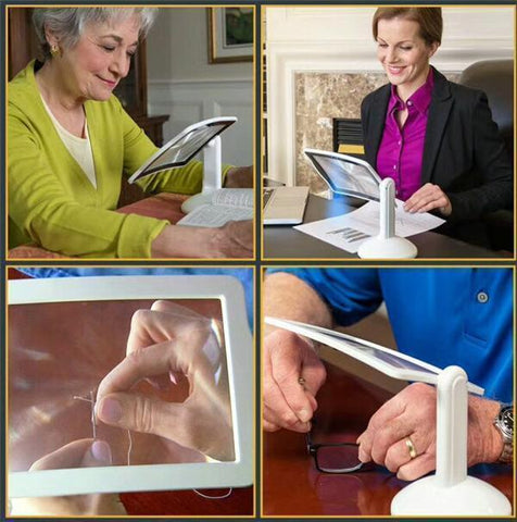 360° Rotating Hands-free LED Magnifier