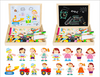 3D children's puzzle magnetic puzzle（buy two and get free shipping）