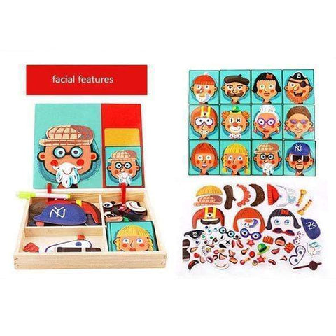 3D children's puzzle magnetic puzzle（buy two and get free shipping）