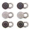 6pcs Unisex Jeans Pants Instant Fix Waist Extender Metal Freedom Elastic Buttons