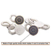6pcs Unisex Jeans Pants Instant Fix Waist Extender Metal Freedom Elastic Buttons