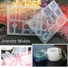DIY Crystal Glue Jewelry Mold 83 Pcs Set