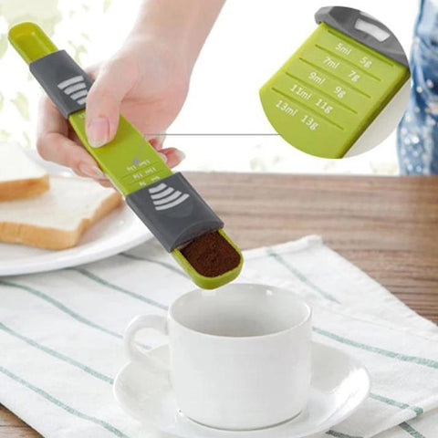 Adjustable Scale Measuring Spoons
