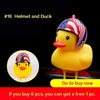 Small Yellow Duck Bell with Bike Motor Helmet Accessories