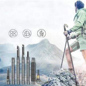 Carbon Steel Outdoor Survival Trekking Pole
