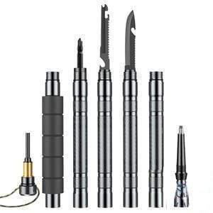 Carbon Steel Outdoor Survival Trekking Pole