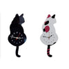 Cat Wall Clock With swinging Tail
