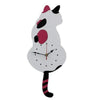 Cat Wall Clock With swinging Tail