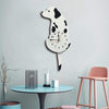 Cat Wall Clock With swinging Tail