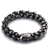 Kalen Punk 22.5cm Long Skull Bracelets