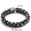 Kalen Punk 22.5cm Long Skull Bracelets
