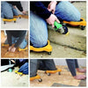 【Christmas sale-FREE SHIPPING】Flooring Knee Silicone pads With Wheels