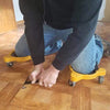 【Christmas sale-FREE SHIPPING】Flooring Knee Silicone pads With Wheels