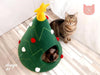 Christmas tree cat house