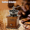 Classic vintage wooden handmade coffee grinder