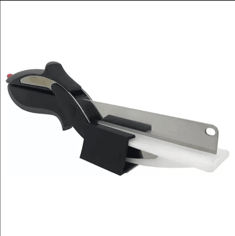 Clever Cutter 2-in-1 Stainless Steel Vegetable Scissor