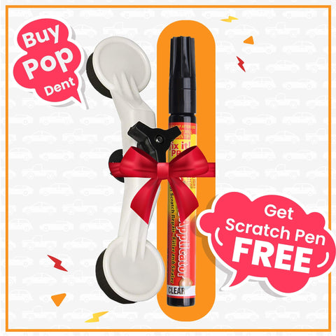 Combo: Car Scratch Fixer Pen + Car Dent Repair Kit