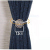 Crystal Curtain Straps Creative European Decorative Curtain Buckle Free Punch Hook Wall Hook Magnet Strap 1PCS