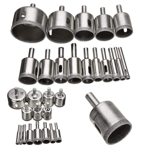 Diamond Coated Drill Bit Set