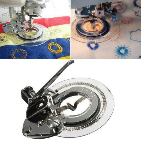 Disc Flower Stitch Presser Foot Sewing Machine Accessories