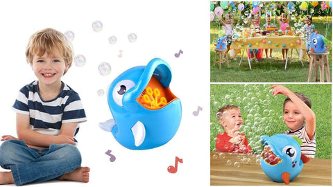 Dolphin bubble machine