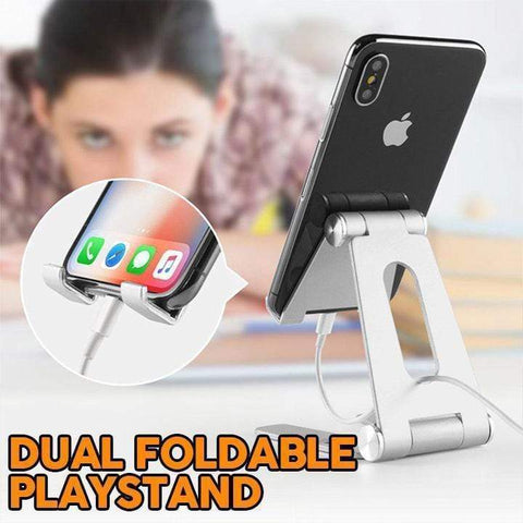 Dual Foldable Playstand For Ipad Phone