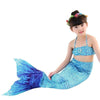 Kids Girl Anime Mermaid Tail Cosplay Swimming Costume