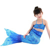 Kids Girl Anime Mermaid Tail Cosplay Swimming Costume