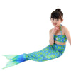 Kids Girl Anime Mermaid Tail Cosplay Swimming Costume