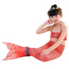 Kids Girl Anime Mermaid Tail Cosplay Swimming Costume