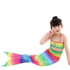 Kids Girl Anime Mermaid Tail Cosplay Swimming Costume