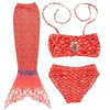 Kids Girl Anime Mermaid Tail Cosplay Swimming Costume