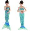 Kids Girl Anime Mermaid Tail Cosplay Swimming Costume