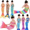 Kids Girl Anime Mermaid Tail Cosplay Swimming Costume