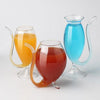 Glass Resistant Sucking  Cup  With Drinking Tube Straw