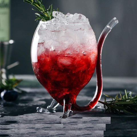 Glass Resistant Sucking  Cup  With Drinking Tube Straw