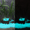 Glow-In-The-Dark Luminous Garden Pebbles - 100pcs