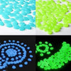 Glow-In-The-Dark Luminous Garden Pebbles - 100pcs