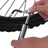 High-pressure Portable Bicycle Pump - Silver