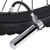 High-pressure Portable Bicycle Pump - Silver