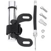 High-pressure Portable Bicycle Pump - Silver