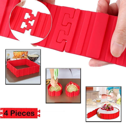 Hirundo DIY Nonstick Silicone Cake Mold Kitchen Baking Mould Tools