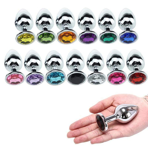 Crystal Jewelry Heart Butt Plug Stimulator Sex Toys