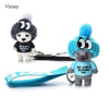 Vicney New Arrival Cute Teddy Bear Key Chain'THIS IS NOT A KOSCHINO TOY'Bear KeyChain Animal Pattern Key Holder